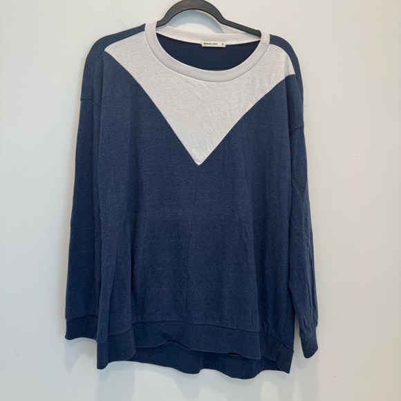 MARINE LAYER LINA DOUBLE KNIT CREW SWEATER XL - Picture 3 of 9